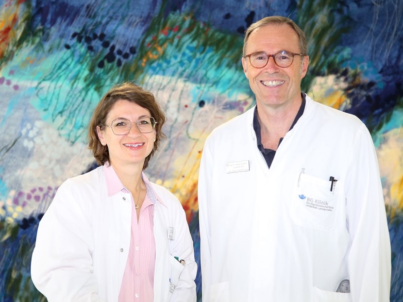 Prof. Leila Harhaus und Dr. Berthold Bickert